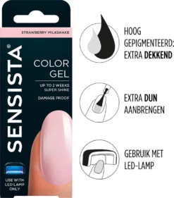 Sensista Color Gel Strawberry Milkshake - Roze