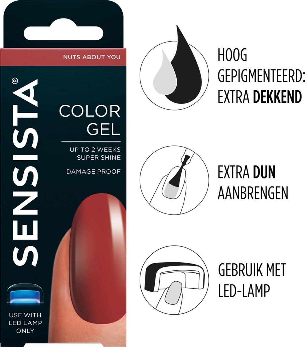Sensista Color Gel Nuts About You - Bruin 1 Sensista Color Gel Nuts About You - Bruin