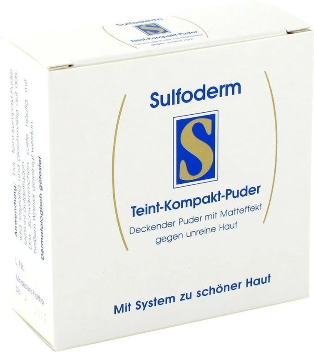 Sulfoderm S Teint Compact - Make-up Poeder 2 Sulfoderm S Teint Compact - Make-up Poeder - Afbeelding 2