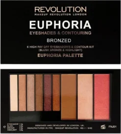 Makeup Revolution Euphoria Palette - Bronzed Euphoria -Cosmeticawinkel 1086x1200