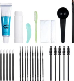 2 In 1 - Henna Wenkbrauwverf En Wimperverf - Zwart - Henna Brows - DIY Henna Brows Kit - Starterspakket Met Vele Extra's - 30 Ml -Cosmeticawinkel 1091x1200 2