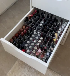 Jumanah® Collections - "Sorted" Large Lip Set - Make Up Organizer - Ladeverdeler - Lade Organizer - Transparant - Acryl - Kunststof - Ikea Alex 5 Ladeblok