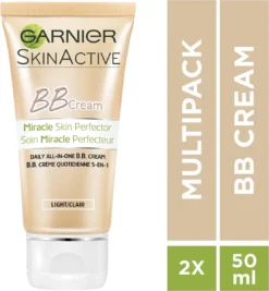 Garnier Face SkinActive - BB Cream Classic Light 5-in-1 Dagverzorging - 2x 50 Ml -Cosmeticawinkel 1109x1200