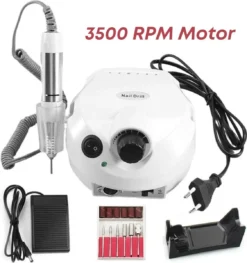 Merkloos Gellak Startespakket - Professioneel- Gellak - Gellak Lamp - Lamp 120W - Nagelpolijstmachine 35000 RPM - Pedaalbesturing - Nageldroger Met LED - Acryl Nagel - Gellak Set - Gellak Remover - 12 Kleuren Polygel -Cosmeticawinkel 1126x1200 4