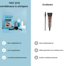 2 In 1 - Henna Wenkbrauwverf En Wimperverf - Bruin - Henna Brows - DIY Henna Brows Kit - Starterspakket Met Vele Extra's - 30 Ml -Cosmeticawinkel 1159x1200 2