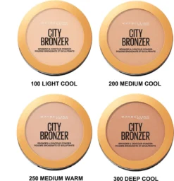 Maybelline City Bronzer Bronzer & Countour Powder - 250 Medium Warm - Bronzing En Contouring Poeder -Cosmeticawinkel 1160x1200 3