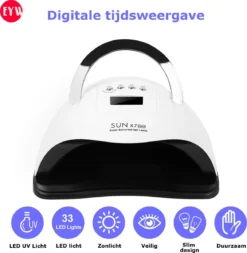 Nageldroger - Nageldrogers - 80 Watt UV LED Lamp Nagels - 45 Leds - Nagellak Droger - UV LED Lamp - Nagellamp - Nail Dryer - Nageldroger Voor Gel Nagellak - Gewone Nagellak - Wit 11 Nageldroger - Nageldrogers - 80 Watt UV LED Lamp Nagels - 45 Leds - Nagellak Droger - UV LED Lamp - Nagellamp - Nail Dryer - Nageldroger Voor Gel Nagellak - Gewone Nagellak - Wit -Cosmeticawinkel 1172x1200 2