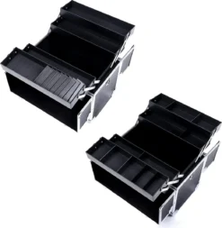 A.T. Shop Cosmeticakoffer, Make-up Koffer, Beauty Case, Bewaren Van Make-up, Nagellak. Zwart -Cosmeticawinkel 1172x1200 3