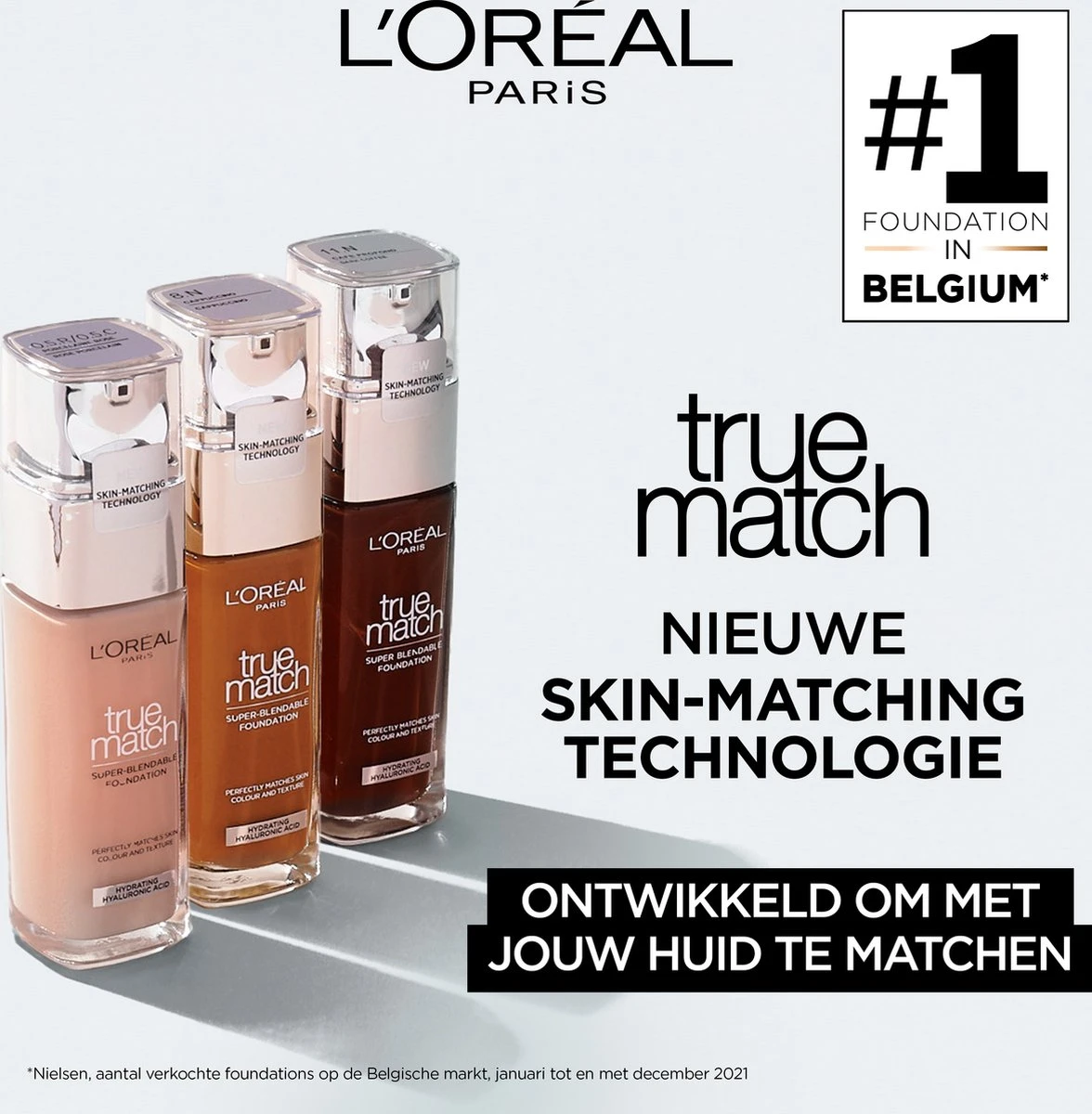 L’Oréal Paris Accord Parfait Foundation - 2N - Natuurlijk Dekkende Foundation Met Hyaluronzuur En SPF 16 - 30 Ml 4 L’Oréal Paris Accord Parfait Foundation - 2N - Natuurlijk Dekkende Foundation Met Hyaluronzuur En SPF 16 - 30 Ml - Afbeelding 4