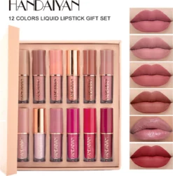 HANDAIYAN | Set Van 12 | Liquid Lipsticks | Matte Lippenstift | Vloeibare Lippenstift | Waterproof | Make Up Set | Geschenkset | Giftset | Lipstick | Lippenstift | Lipgloss 5 HANDAIYAN | Set Van 12 | Liquid Lipsticks | Matte Lippenstift | Vloeibare Lippenstift | Waterproof | Make Up Set | Geschenkset | Giftset | Lipstick | Lippenstift | Lipgloss -Cosmeticawinkel 1177x1200 2