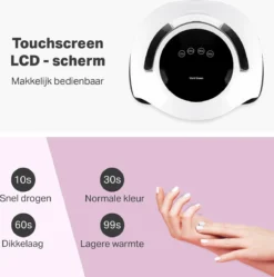 Vivid Green UV Lamp Gelnagels - Led Nagellamp - Gellak Nagel Lamp - Nageldroger - Naggellak Droger - Nagels - 120W -Cosmeticawinkel 1189x1200 3