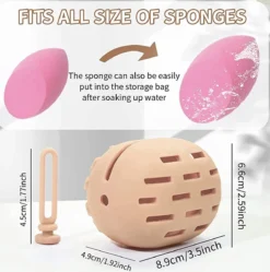 Siliconen Make Up Spons Houder/Fopspeen Bakje/Speen Ophangbare Bak/ Onbreekbare Milieuvriendelijke Make-up Hoes/make-up Spons Houder/ Make-up Tools/ Wasbare Make-up Spons Houder/ SiliconeMake Up Holder/ Ophangbare Make-up Houder /Make-up Tools Reizen -Cosmeticawinkel 1192x1200 5