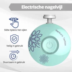 Baby Nagelknipper Groen - Baby Manicureset - Baby Verzorgingsset - Baby Nagelvijl - Baby Nagelschaartje - Baby Nagelset - Elektrisch -Cosmeticawinkel 1196x1200 11