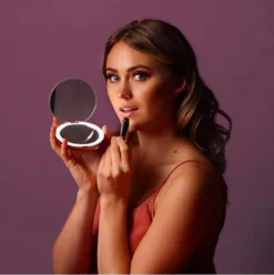 Fritzline© Make-up Spiegel | Compact | Tru-Daylight LED Verlichting | 10x Vergroting | Rond -Cosmeticawinkel 1196x1200 15