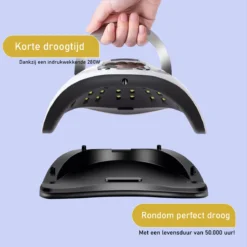 280 Watt UV LED Lamp Nagels - 66 Leds - SUN X10 MAX - Nagel UV Lamp - Gellak Lamp - Nagellamp - Nagellamp Led - Nagellamp Voor Gel Nagellak - Nagellamp Led Uv - Nagellamp Uv - Nagellamp Gelnagels - Gellak - Nageldroger -Cosmeticawinkel 1199x1200 6