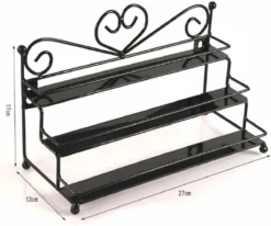 Confibel Nagellak Organizer - Nagellak Flesjes Houder - Essentiële Oliën Organizer - Rek Voor Flesjes - Wanddecoratie - Zwart -Cosmeticawinkel 1200x1000 4