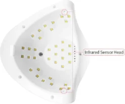 Merkloos Daniqqi - 80 Watt UV LED Lamp Nagels - 45 Leds Nagellamp - Wit -Cosmeticawinkel 1200x1001 2