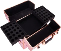 Koffer Groot Holo/Golden Rose XXL Met Opbergvakken -Cosmeticawinkel 1200x1006