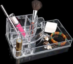Five® Make Up Organiser Transparant - Transparant - Sorteervakken 6 Five® Make Up Organiser Transparant - Transparant - Sorteervakken -Cosmeticawinkel 1200x1049 1