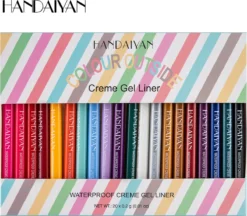 HANDAIYAN Sneldrogend Waterdicht En Niet Gemakkelijk Uit Te Vegen Kleur Eyeliner 20 Kleuren -Cosmeticawinkel 1200x1049