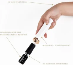 Lashes & More - GLUE SHAKER - Lijmschudder - Inkt Mixen - GLUE MIXER - Voor Het Goed Mengen Van Wimperlijm Nagellak Pigment Of Tattoo Inkt - Met Ventilator -Cosmeticawinkel 1200x1057