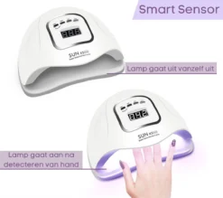 Merkloos Daniqqi - 80 Watt UV LED Lamp Nagels - 45 Leds Nagellamp - Wit -Cosmeticawinkel 1200x1062 3