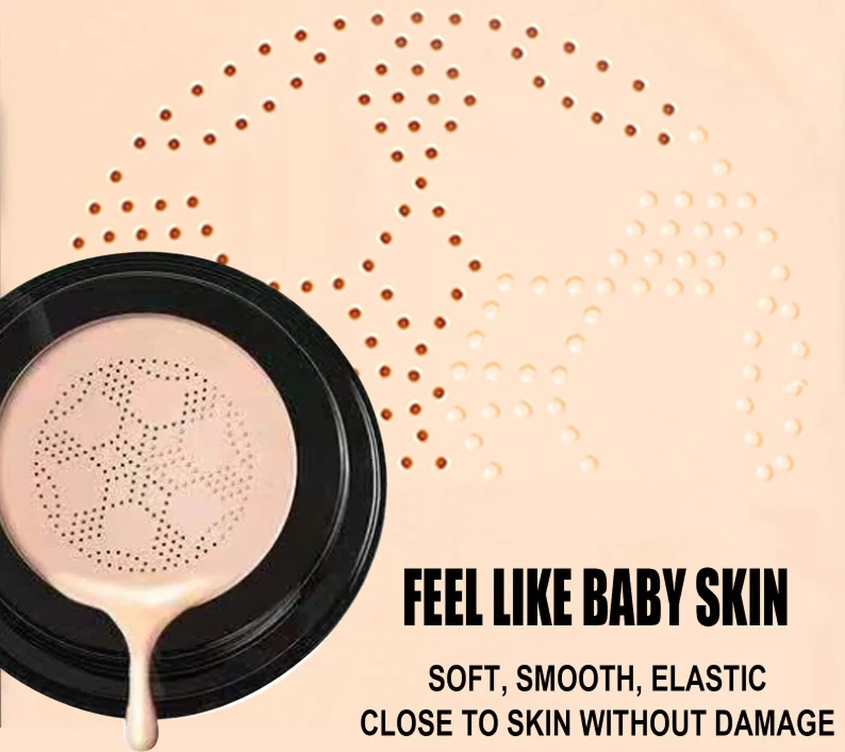 EELHOE - Moisture Cushion - Hydraterende Foundation Met Paddestoel Spons - Crème Basis - Gezicht Make-Up 3 EELHOE - Moisture Cushion - Hydraterende Foundation Met Paddestoel Spons - Crème Basis - Gezicht Make-Up - Afbeelding 3