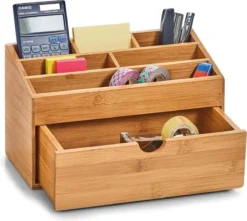 Zeller Present Houten Bureau Organizer - C-04-4-CHout - Sorteervakken & Duurzaam 9 Zeller Present Houten Bureau Organizer - C-04-4-CHout - Sorteervakken & Duurzaam -Cosmeticawinkel 1200x1072 3