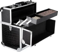 A.T. Shop Cosmeticakoffer, Make-up Koffer, Beauty Case, Bewaren Van Make-up, Nagellak. Zwart -Cosmeticawinkel 1200x1072 4