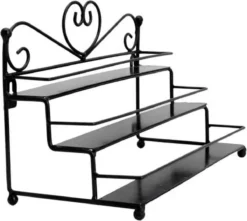 Confibel Nagellak Organizer - Nagellak Flesjes Houder - Essentiële Oliën Organizer - Rek Voor Flesjes - Wanddecoratie - Zwart -Cosmeticawinkel 1200x1073 1