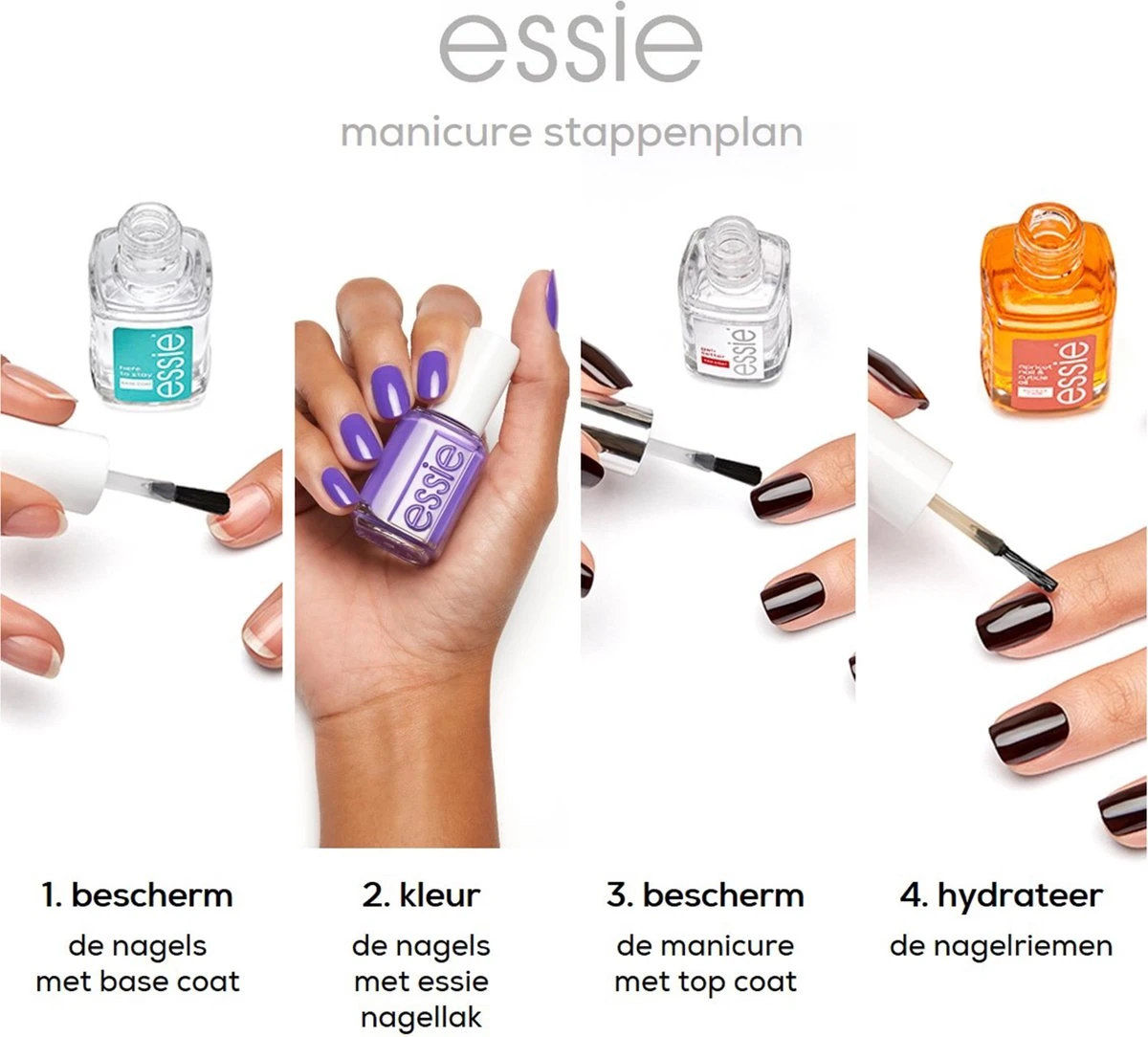Essie Pearly White 4 - Wit - Nagellak 8 Essie Pearly White 4 - Wit - Nagellak - Afbeelding 8