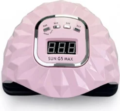 2023 Nageldroger - 200W/45 LEDs - Nagellamp - Nieuw Nageldroger - G5 Roze - Manicure/Pedicure Handen En Voeten - Gellak - Gelnagels - Acrylnagels - Top Coat - Matte Top Coat - Led Nagellamp - Uv Nagellamp - Nagels - Nagellak Droger - Tafellamp