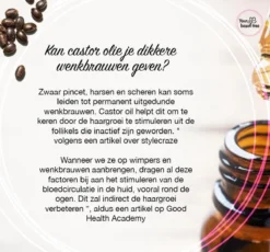 Your Beauty Tree ® Wimper Serum Met Echte Castor Olie |100% Natuurlijke Wimpergroei| Castor Oil Eyelash Serum|Wonder Olie | Wimper Groei | Wenkbrauw Serum | Lash Serum | Wimper Groeimiddel -Cosmeticawinkel 1200x1115 2