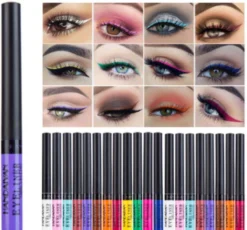 Handaiyan Liquid Eyeliner – 12 Verschillende Kleuren - Make Up – Set - Kleur - Cadeau - Kleuren - Waterproof & Langhoudend -Cosmeticawinkel 1200x1116 1