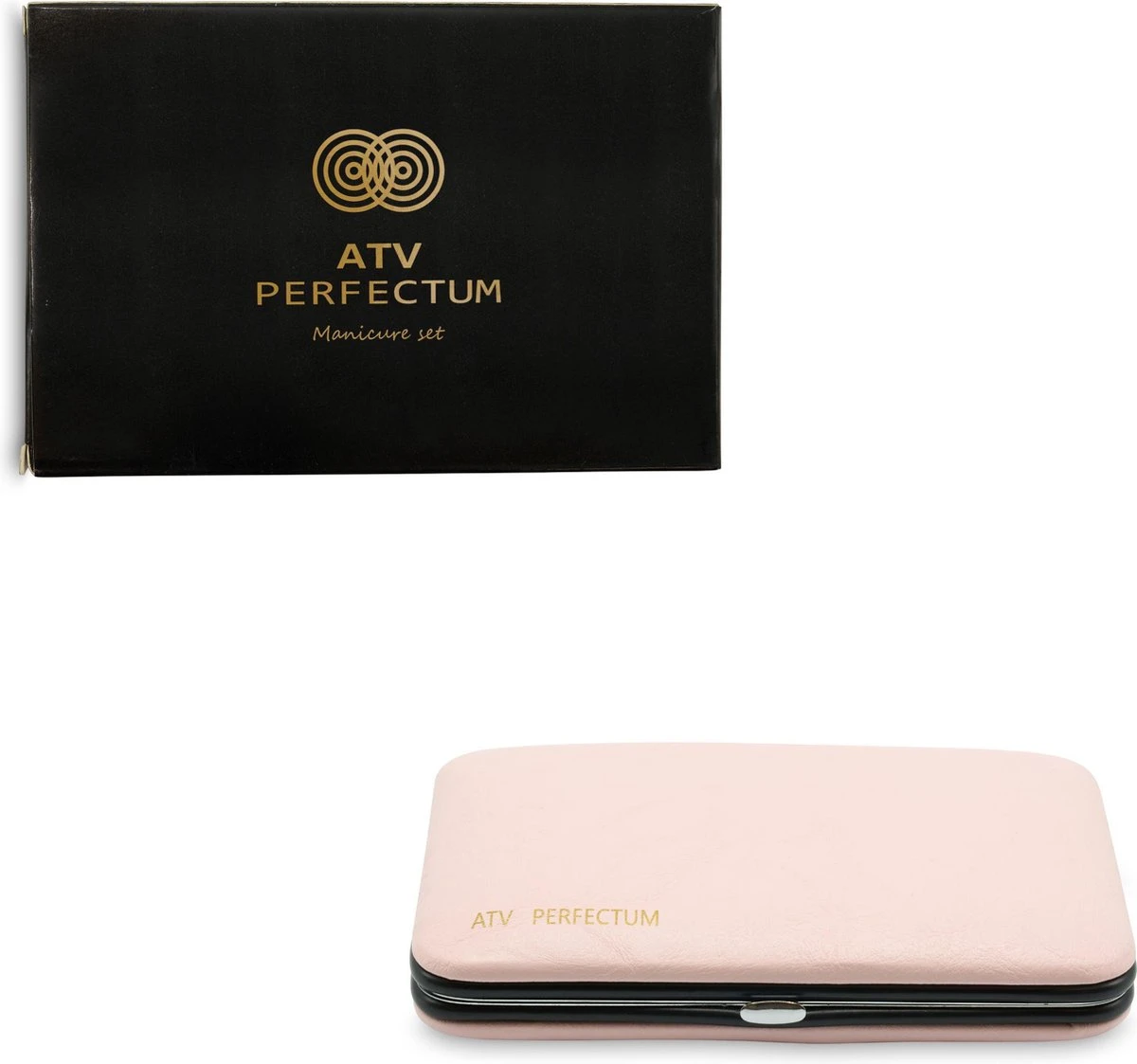 ⭐ATV PERFECTUM Luxe 18-delige - Manicure Set - Met Lederen Opbergetui - Manicureset - Nagelschaartje - Manicuresetje 5 ⭐ATV PERFECTUM Luxe 18-delige - Manicure Set - Met Lederen Opbergetui - Manicureset - Nagelschaartje - Manicuresetje - Afbeelding 5
