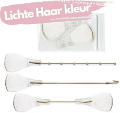 Face Lift Tape - Licht Haar - Facelift Zonder Chirurgie - Instant Eyes, Face And Neck Lift - Blond/wit/licht Haar - 40 Stuks - Transparent
