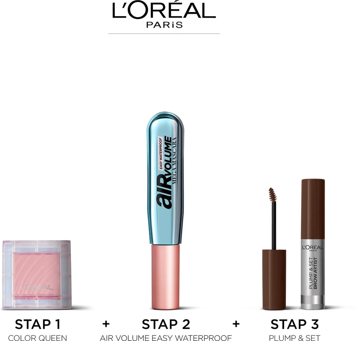 L’Oréal Paris Air Mega Volume Mascara - 01 Black Waterproof - Mega Volume Mascara - 9.4 Ml 6 L’Oréal Paris Air Mega Volume Mascara - 01 Black Waterproof - Mega Volume Mascara - 9.4 Ml - Afbeelding 6