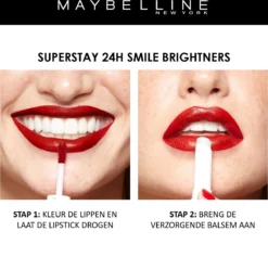 Maybelline SuperStay 24H Smile Brighters Lippenstift - 850 Frosted Mauve - Roze - Langhoudend -Cosmeticawinkel 1200x1150 1