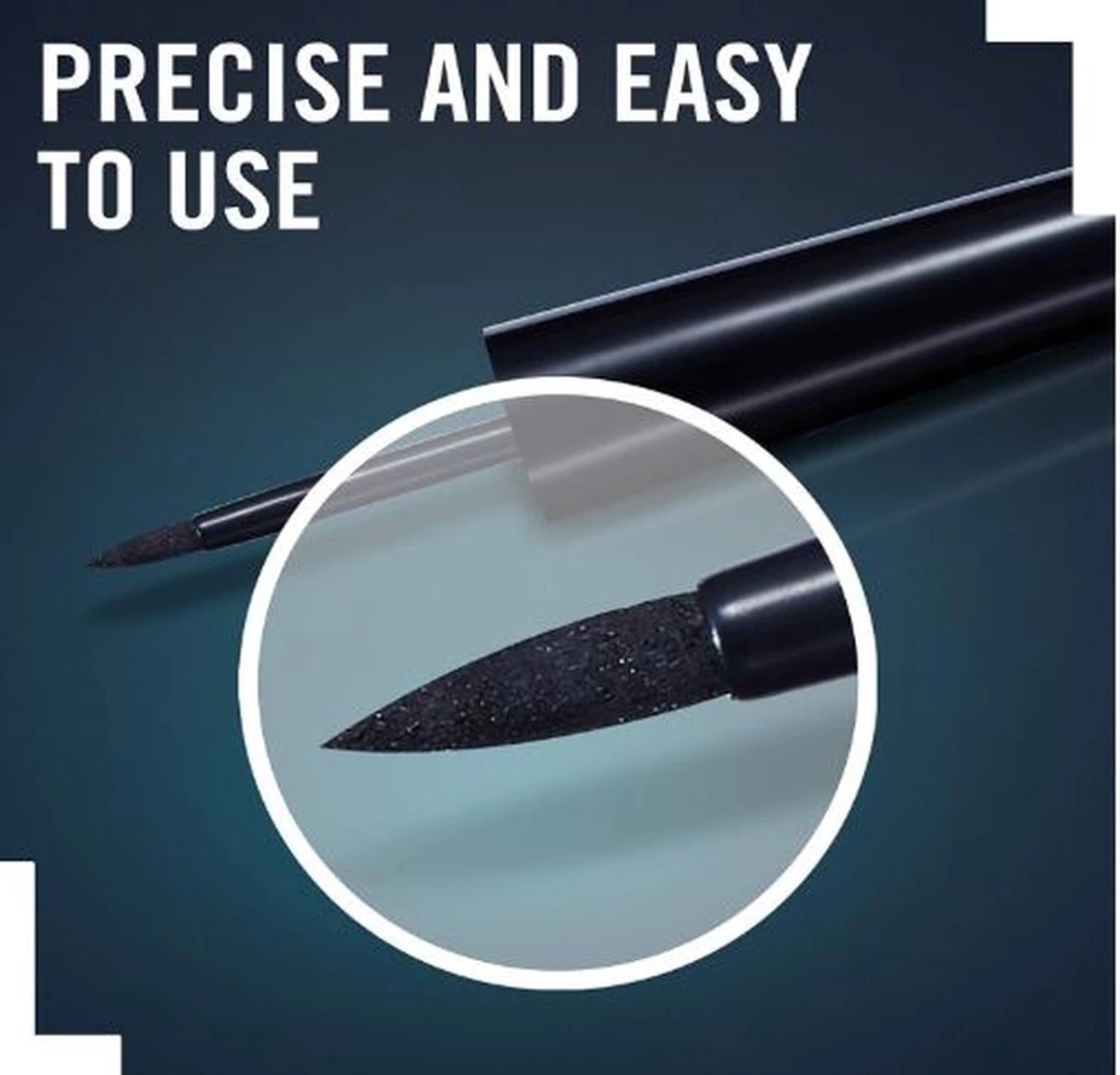 Rimmel London Exaggerate Eyeliner - 01 Black 3 Rimmel London Exaggerate Eyeliner - 01 Black - Afbeelding 3