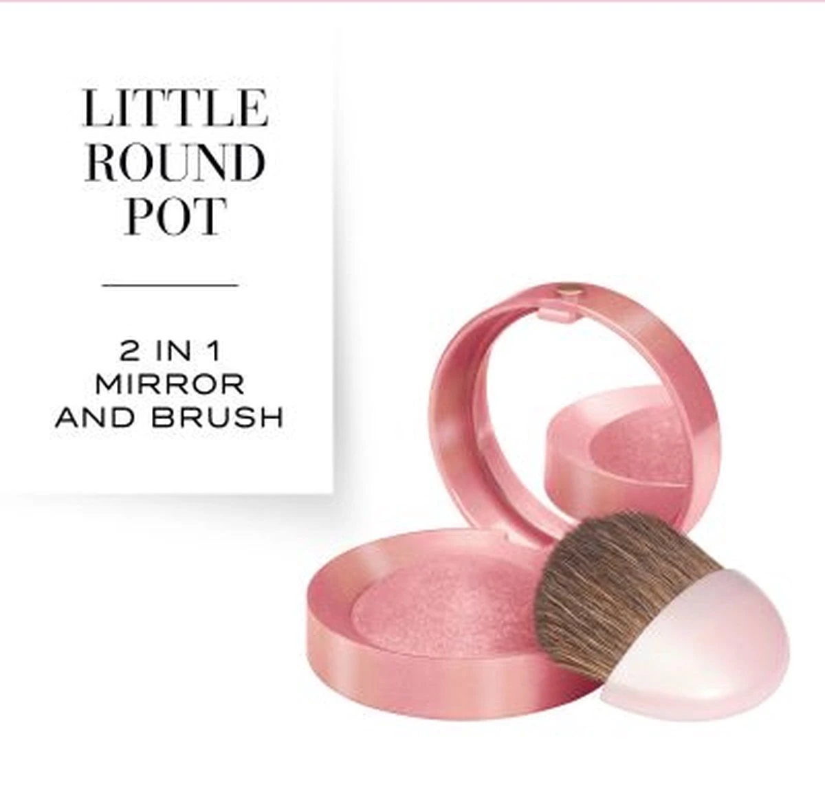 Bourjois Little Rount Pot Blush 095 Rose De Jaspe 5 Bourjois Little Rount Pot Blush 095 Rose De Jaspe - Afbeelding 5