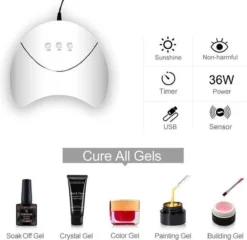 Royala Gellak D4 Starterspakket + Inclusief UV Lamp + Met 10 Verschillende Gellak Kleuren - Gellak Lamp – Gellac Set - Alle Benodigdheden In Eén - Uitgebreid 62-Delig Pakket -Cosmeticawinkel 1200x1167 40