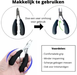 Nagelschaar Inclusief Nagelvijl - Nageltang Voor Harde Teennagels - Nagelknipper Tegen Kalknagels - Harde Nagels - Pedicureset - Manicureset Teennagelknipper - Teennagelschaar -Cosmeticawinkel 1200x1169 1