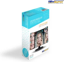 Make-Up Spiegel Met LED Verlichting - Zwart - Vergrootspiegels - Cosmetica/ Visagie Spiegel - 180° Draaibaar - Werkt Op AAA Batterijen én USB - Inclusief USB Kabel -Cosmeticawinkel 1200x1170 38