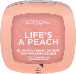 L’Oréal Paris Make-Up Designer Wake Up & Glow Blush - 01 Life's A Peach - Blush -Cosmeticawinkel 1200x1180 3