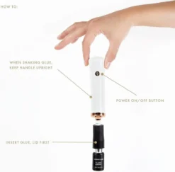 Lashes & More - GLUE SHAKER - Lijmschudder - Inkt Mixen - GLUE MIXER - Voor Het Goed Mengen Van Wimperlijm Nagellak Pigment Of Tattoo Inkt - Met Ventilator -Cosmeticawinkel 1200x1181 5
