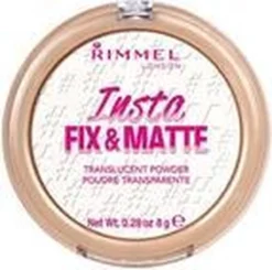 Rimmel London Insta Fix & Matte Make-uppoeder - 01 Clear -Cosmeticawinkel 1200x1191