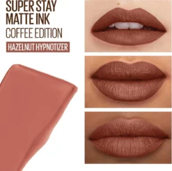 Maybelline SuperStay Matte Ink Lipstick - 260 Hazelnut Hypnotizer - Nude Lippenstift - 5 Ml 19 Maybelline SuperStay Matte Ink Lipstick - 260 Hazelnut Hypnotizer - Nude Lippenstift - 5 Ml -Cosmeticawinkel 1200x1192 3