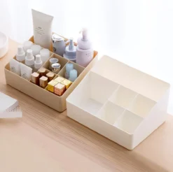 Merkloos Make-Up Organizers - Opbergdoos - Cosmetica - Beige - Sieraden - Nagelak - Make Up Organizer - Make Up Organizers -Cosmeticawinkel 1200x1197 26