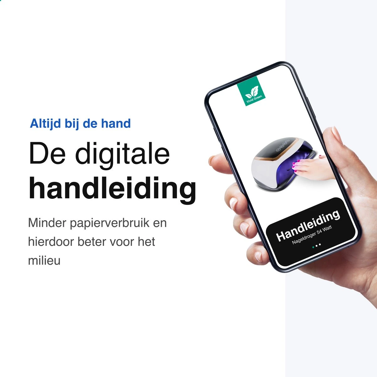 Vivid Green UV Lamp Gelnagels - Led Nagellamp - Gellak Nagel Lamp - Nageldroger - Naggellak Droger - Nagels - 168W 8 Vivid Green UV Lamp Gelnagels - Led Nagellamp - Gellak Nagel Lamp - Nageldroger - Naggellak Droger - Nagels - 168W - Afbeelding 8