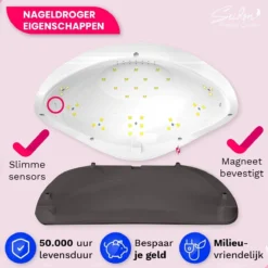 Seidon© Nageldroger 168W - LED Lamp Nagels - Gellak Lamp - UV Lamp Gelnagels -Cosmeticawinkel 1200x1200 1018